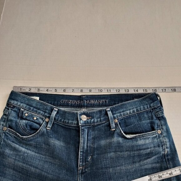 Citizens of Humanity Dani Cropped Straight Leg Jeans Size 30 - Picture 5 of 10